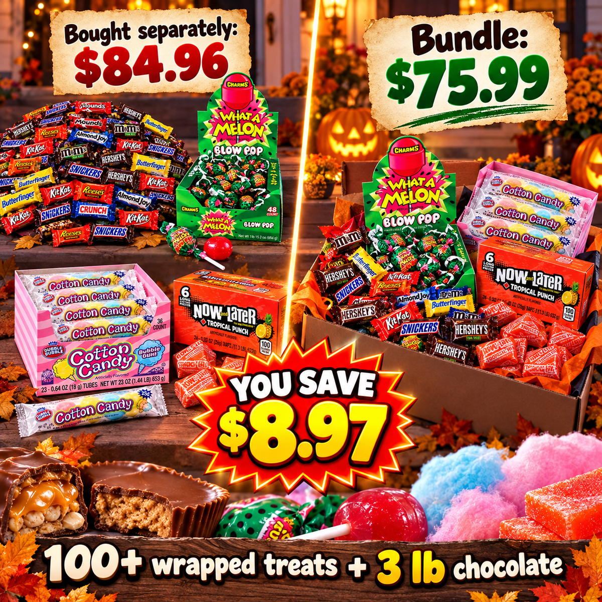 Trick-or-Treat Big Night candy bundle box