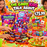 Peelerz peelable gummies, gummy burgers and Blow Pops