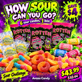 Spooky Sour Pack bundle with six sour candies for Halloween