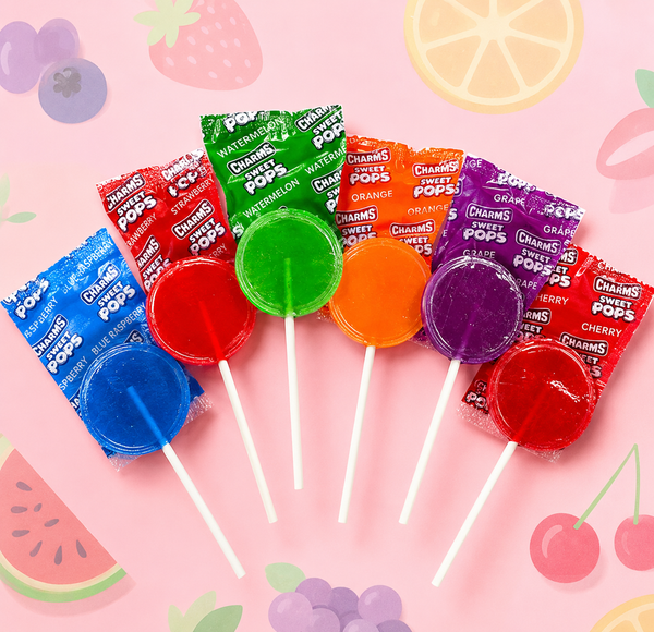 Charms Sweet Flat Pops 48 ct.