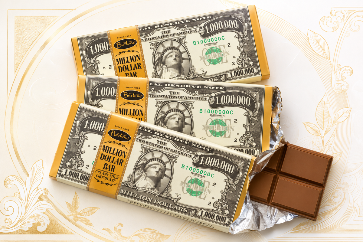 Million Dollar Milk Chocolate Bar 12 ct.