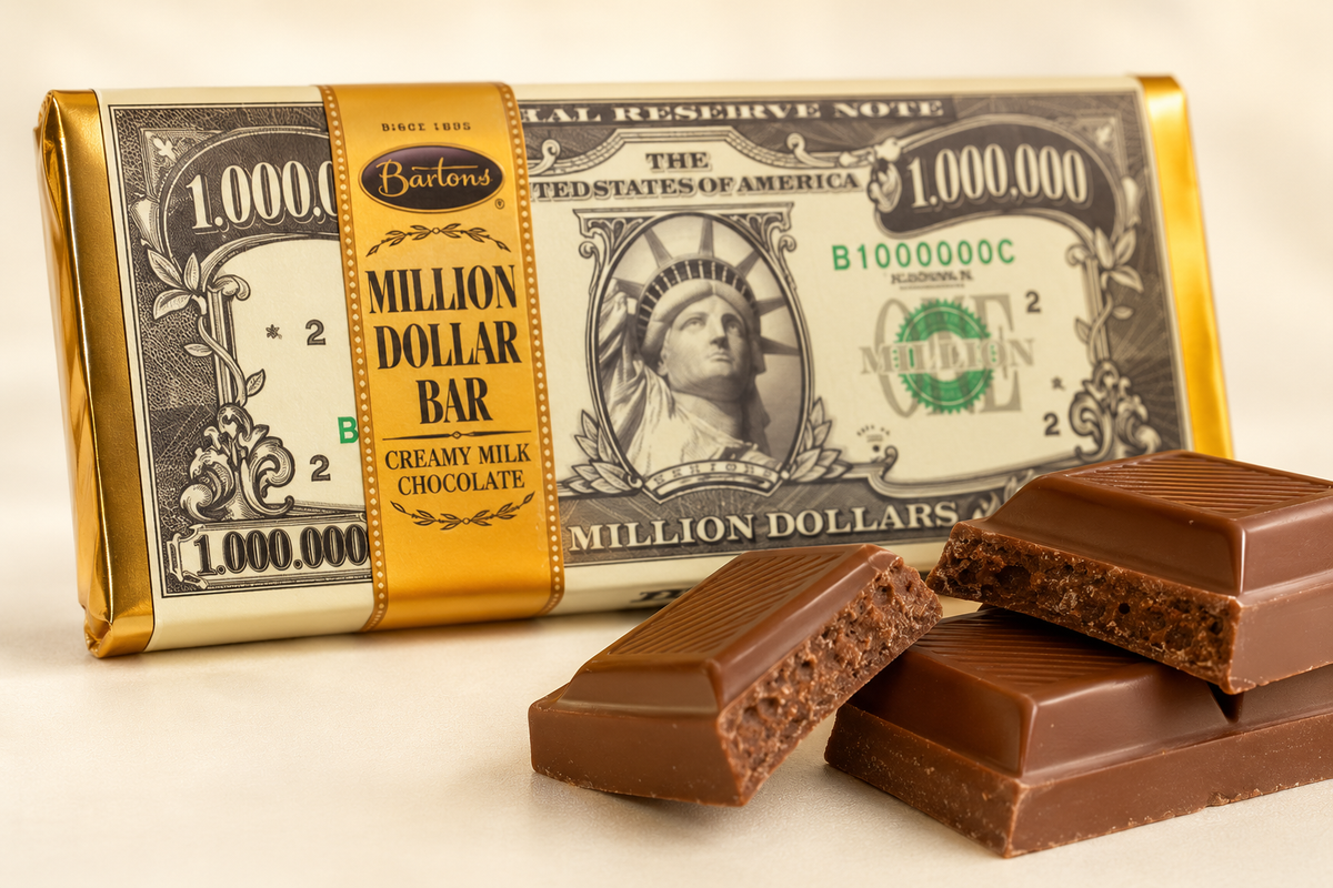 Million Dollar Milk Chocolate Bar 12 ct.