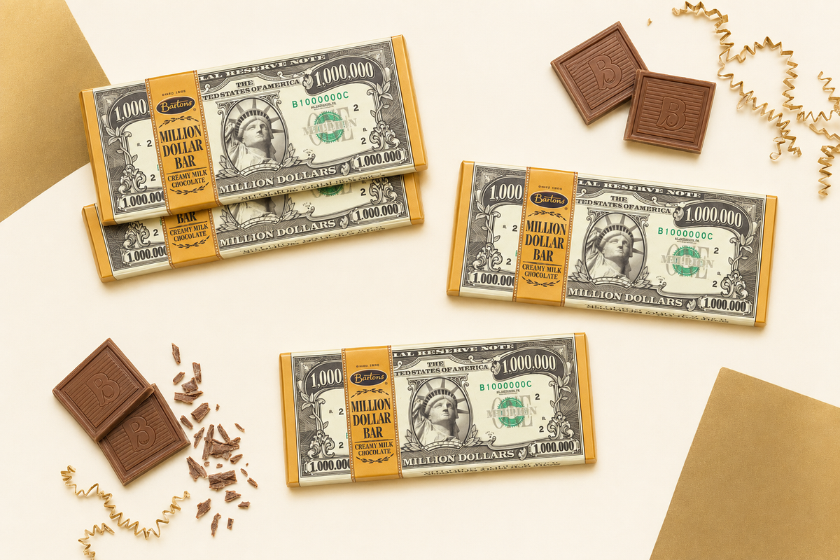 Million Dollar Milk Chocolate Bar 12 ct.