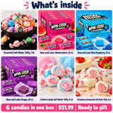 Now and Later Taffy Party Bundle contents laid out