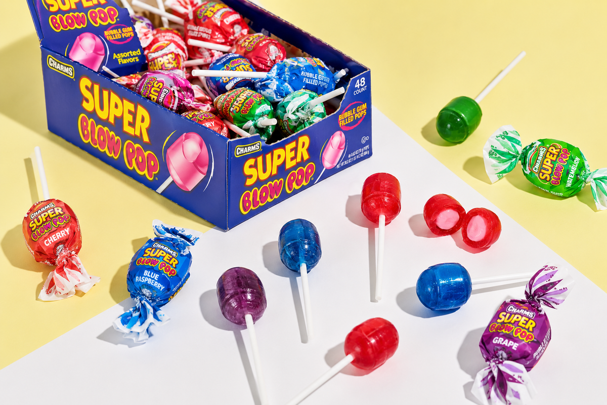 Charms Super Blow Pop 48 ct.