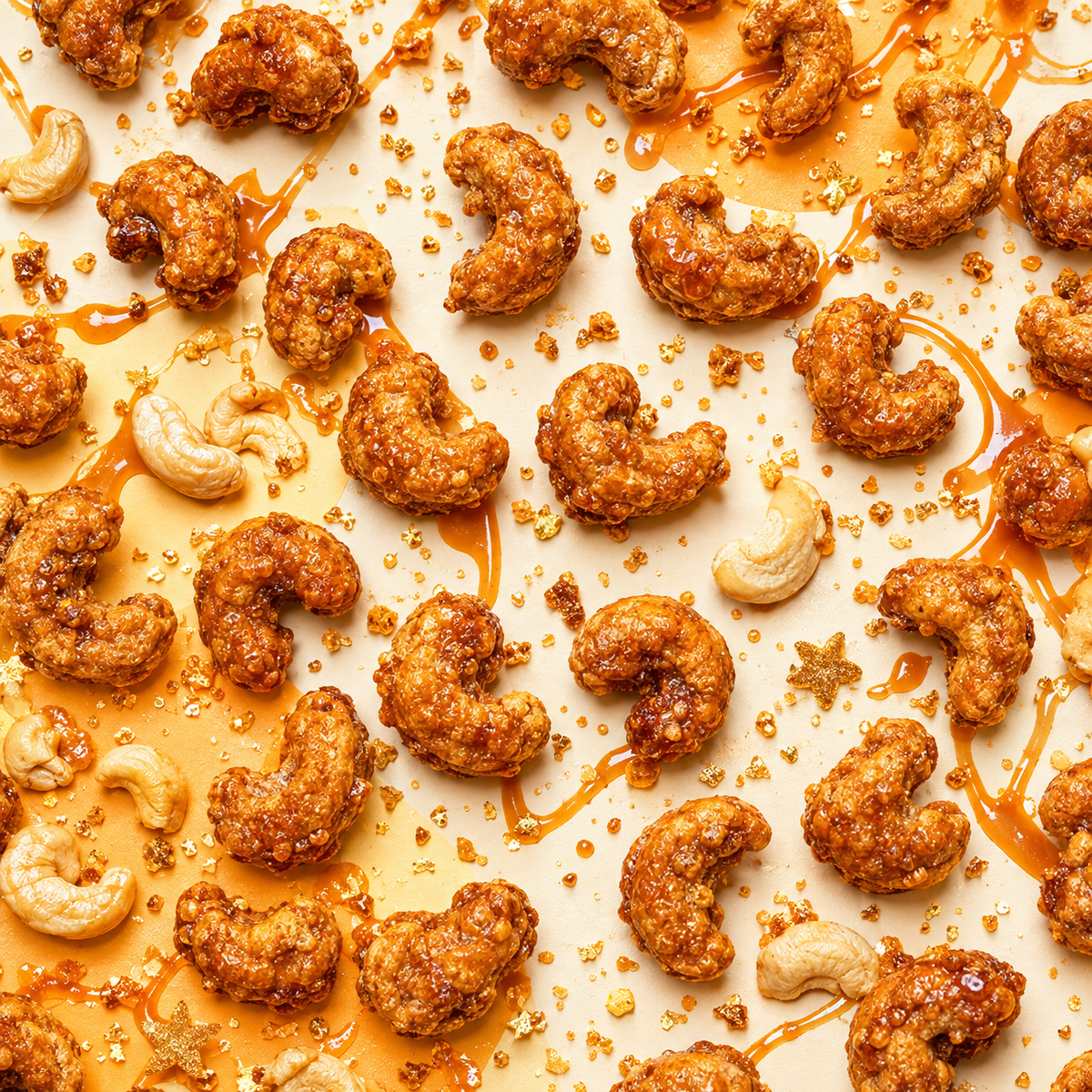 Caramel Cashew – Sweet & Salty Candied Nuts