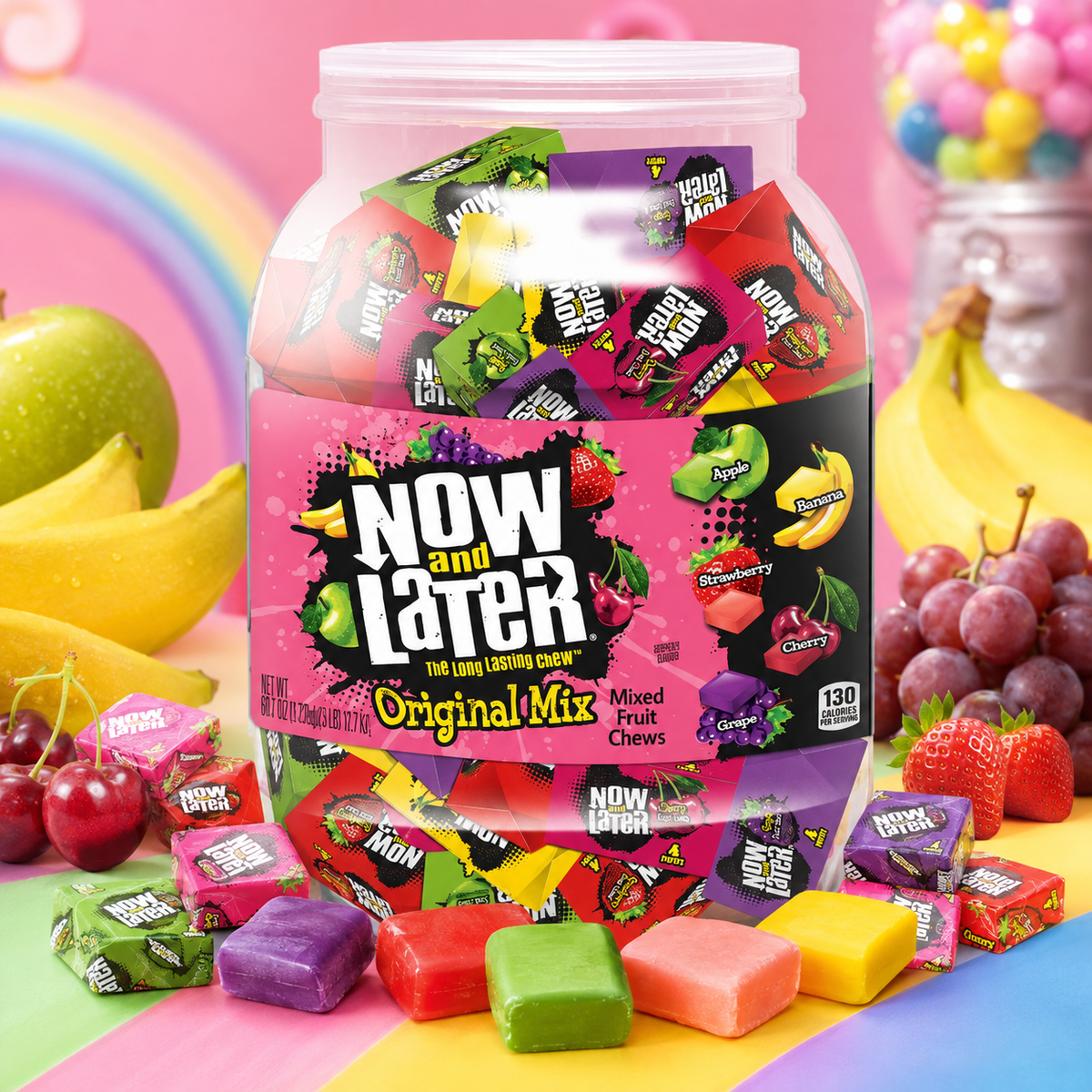 Now and Later Chewy Original Mix 60 oz Tub