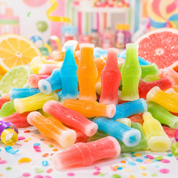 Wax Bottle Candy – Retro Liquid-Filled Bottles