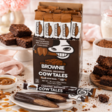 Goetze's Caramel Brownie Cow Tales sticks in their wrappers
