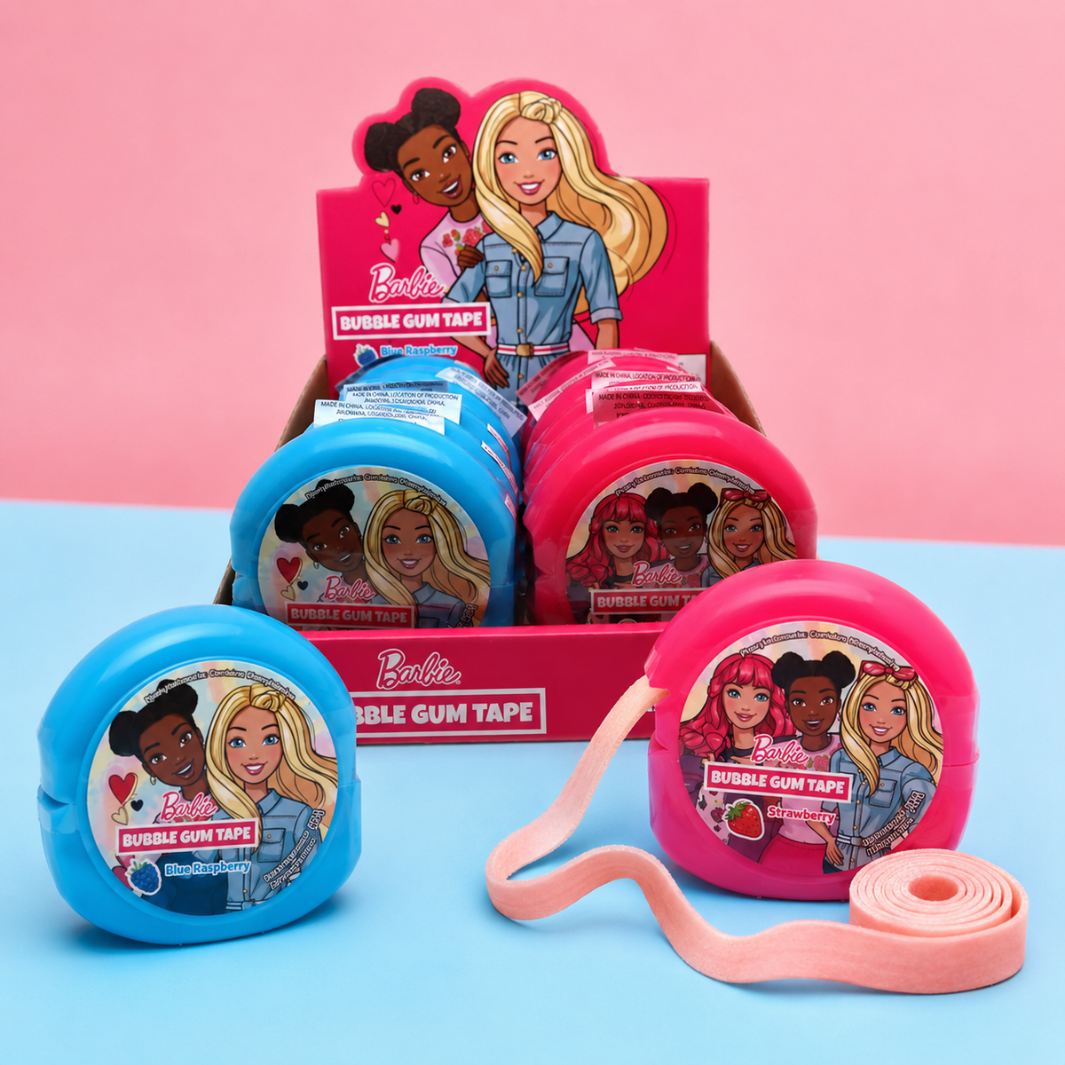 Barbie Bubble Tape 12 count case